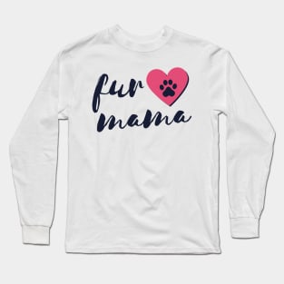 Black and Pink Heart Pet Lifestyle and Hobbies Long Sleeve T-Shirt